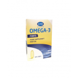 LYSI Omega-3 Forte - uztura bagātinātājs, 64 kapsulas 