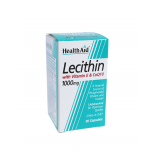Lecitīns 1000 mg ar vitamīnu E un CoQ10 - uztura bagātinātājs, 30 kapsulas