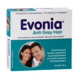 Evonia Anti Grey Hair - Minerālu - vitamīnu tabletes, N60