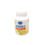 Lysi Omega-3 ar D vitamīnu - uztura bagātinātājs, 120 kapsulas 