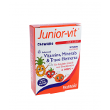 Junior-vit® - uztura bagātinātājs bērniem no 2 gadu vecuma, 30 košļājamās tabletes.