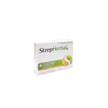 StrepHerbal Honey flavour & Lemon Balm, Propolis - food supplement, 24 pastilles