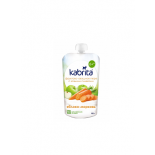 KABRITA Apple and carrot puree with cream made from goat's milk, 100g 
