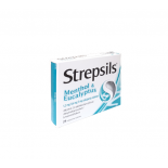 Strepsils Menthol&Eucalyptus 1,2 mg/0,6 mg/8 mg sūkājamās tabletes, N24