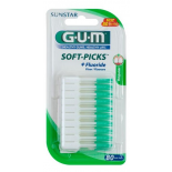 GUM SOFT PICKS Kociņi zobstarpu tīrīšanai (632-80), N80