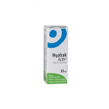 Hyabak 0,15% acu pilieni, 10 ml