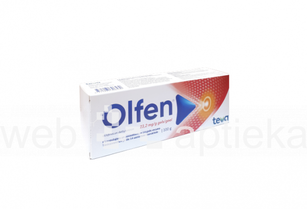 Buy Olfen 23,2 mg/g gel, 100g, price, description, shipping | WebAptieka.lv
