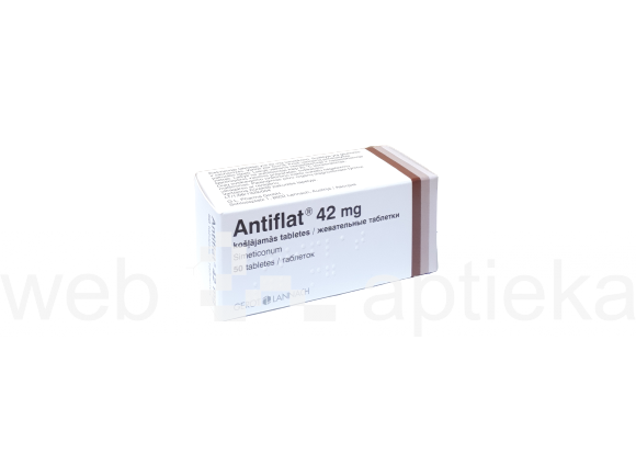 Купить Antiflat 42мг жевательные таблетки, N50, цена, инструкция .